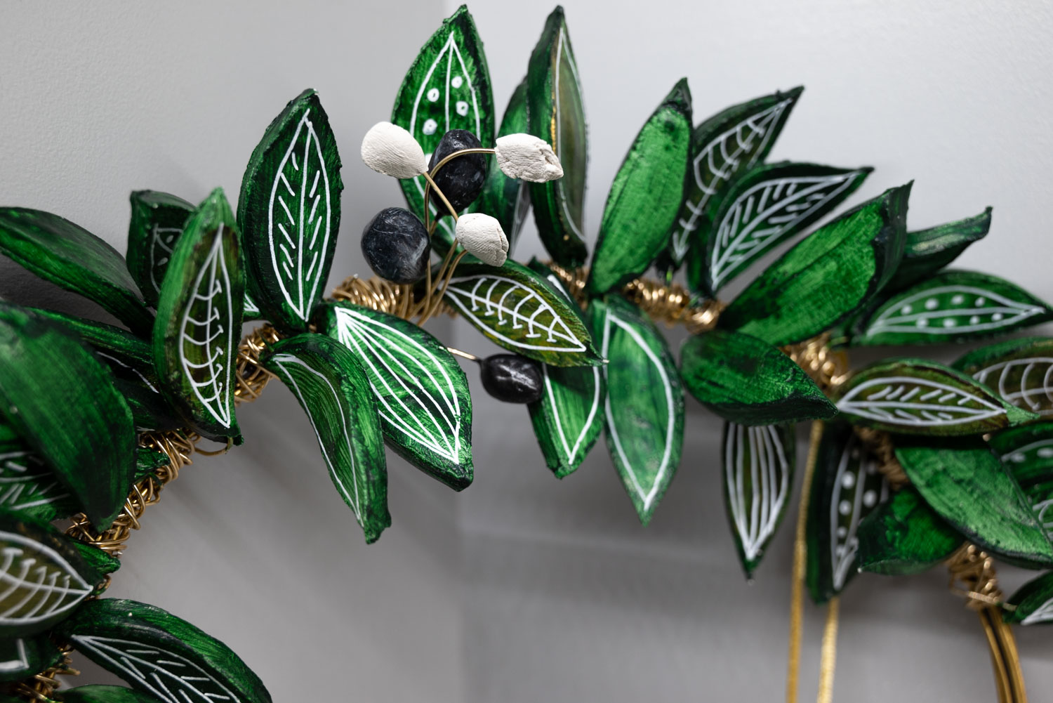 Στεφάνι Ελιάς, Χειροποίητο Κεραμικό Διακοσμητικό