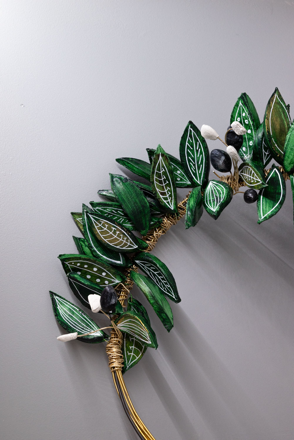 Στεφάνι Ελιάς, Χειροποίητο Κεραμικό Διακοσμητικό