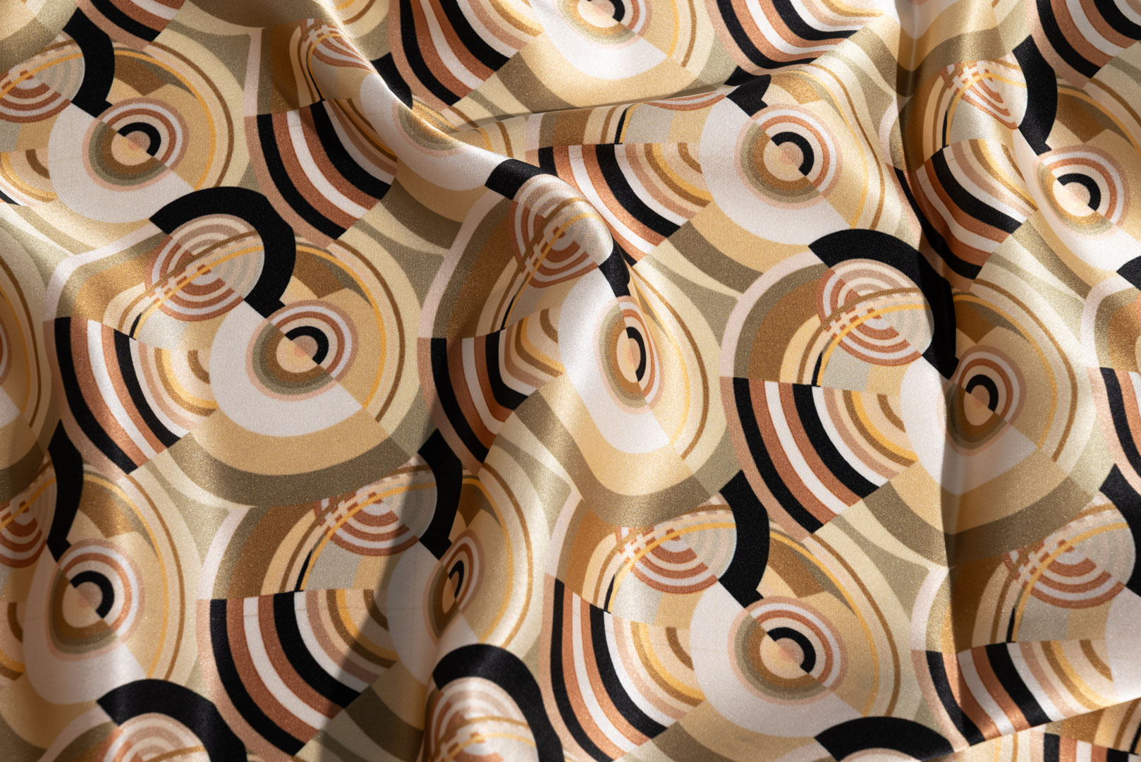 Συλλεκτικό ολομέταξο μαντήλι "Rhythm No3", Robert Delaunay