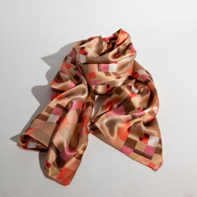 Συλλεκτικό ολομέταξο μαντήλι "Kindly Light", Johannes Itten (2)