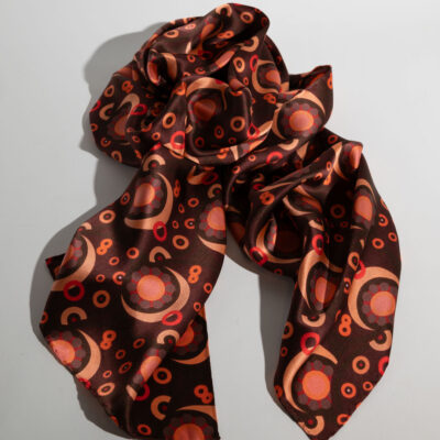 Συλλεκτικό ολομέταξο μαντήλι "The Sun and the Planets", Auguste Herbin