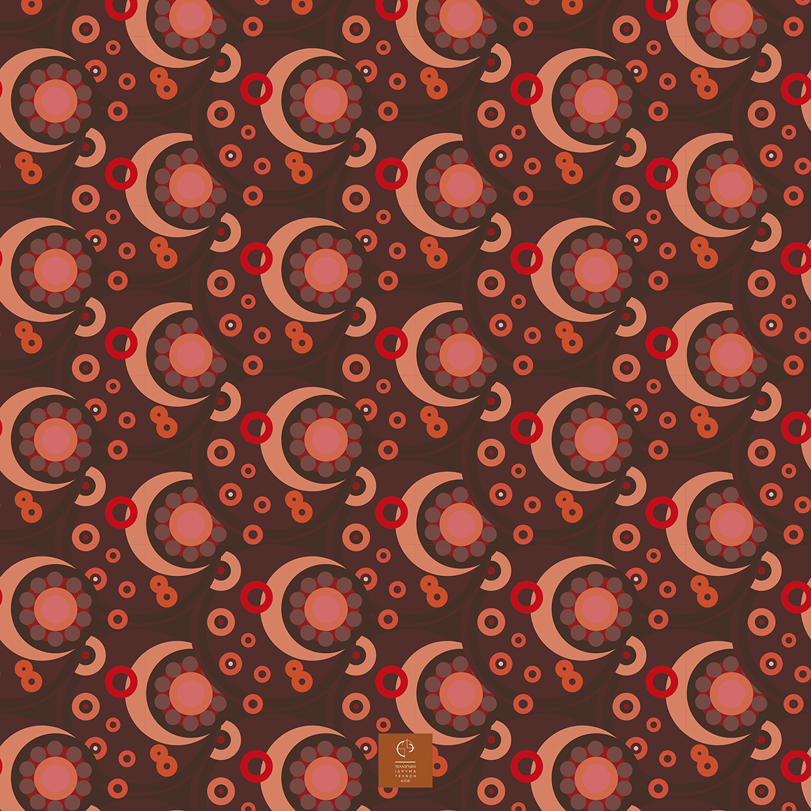 Συλλεκτικό ολομέταξο μαντήλι "The Sun and the Planets", Auguste Herbin