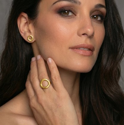 Eπίχρυσo Δαχτυλίδι «Κύκλος»